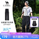 駱駝（CAMEL）【迪麗熱巴同款】戶外速干褲26春夏輕薄涼感防曬傘兵褲徒步工裝褲