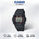 卡西歐（CASIO）小方塊手表 K小紅圈6局電波太陽能防震運動男生電子腕表 七夕禮物 GW-M5610U-1PR（小紅圈）