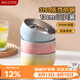 美廚（MAXCOOK）316L不銹鋼碗 湯碗雙層隔熱 飯碗餐具面碗13cm 彩色3只裝MCWA9102