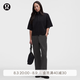 lululemon丨WovenAir 女士可調(diào)節(jié)褲腳高腰運動褲 LW5HTQA 石墨灰 M