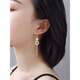 芙蕖99足銀耳墜女長(cháng)款韓國簡(jiǎn)約氣質(zhì)流蘇耳環(huán)個(gè)性潮大氣顯臉瘦銀耳飾