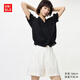 優衣庫麻棉短褲女裝/褲子26春夏新款482170 01 乳白色 M