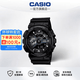 卡西歐（CASIO）黑武士手表 G-SHOCK運動防水戶外男士腕表學生男表日韓表七夕禮物 GA-110-1B 黑武士
