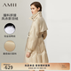 AMII女裝2025冬季新款羽絨服寬松保暖鴨絨羽絨服女設計感小眾 米杏 L 165/88A
