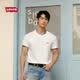 李維斯Levi's情侶同款美式復(fù)古簡約休閑時尚寬松LOGO印花短袖T恤