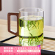 憶壺茶（YIHUTEA）茶杯水杯子泡茶玻璃杯男士馬克杯綠茶杯耐高溫辦公室喝水杯家用杯 【沖量款】胡桃木直飲杯450ml