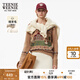 Teenie Weenie小熊女裝簡約風圓領毛衣冬季多彩提花綿羊毛寬松上衣 卡其色 S 160