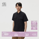 KOLON SPORT/可隆戶(hù)外短袖襯衫 男士DAYPACK梭織多口袋上衣 LHSH5MTK07-BK 黑色 L 175/96A
