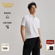 卡賓（CABBEEN）【200G索羅娜涼感珠地】polo衫男卡通圖案滿身刺繡26春透氣短袖T 米白色12 L /175/50