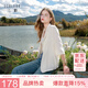 三彩【六好涼感西裝】2026夏季新款寬松七分袖西服外套通勤氣質開衫Z