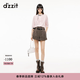 DZZIT【劉浩存同款】地素針織開衫2026春新款蝴蝶提花上衣女3K1YE511E 粉紅色 M
