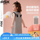 ASK JUNIOR夏兒童連裙子小童波浪條紋無袖背心裙女童背后大翅膀