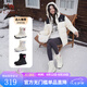 駱駝（CAMEL）女鞋冬季新款時尚雪地靴懶人毛毛鞋百搭加絨保暖防寒休閑靴 L25W577050 米色 38