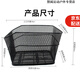 自行車(chē)后置車(chē)筐后座加大寵物筐菜筐網(wǎng)籃學(xué)生書(shū)包籃外賣(mài)筐狗狗框籃 加大后置筐（標(biāo)準(zhǔn)款）