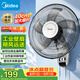 美的（Midea）【五葉大風力】壁扇 掛壁電風扇 家用節能低噪金屬扇工廠通風吊扇食堂餐廳商用款廣角搖頭 FWA40YA