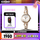 卡西歐（CASIO）運動手表女SHEEN簡約防震石英考試日韓表七夕禮物SHS-4526CG-4A