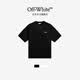 OFF-WHITE?情侶裝新款純棉寬松印花短袖T恤男士高端運(yùn)動(dòng)T恤 黑色 L
