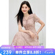 秋水伊人娃娃領波點氛圍連衣裙2026年夏季新款女溫柔高腰A字裙子