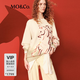 MO&Co.毛衣2026春新品生肖馬年系列多彩織紋刺繡羊毛羊絨MBF1SWT054 駿馬印花色 S