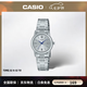 卡西歐（CASIO）小表盤女表 簡約時尚小巧防水石英女士手表 情人節生日禮物送女友 LTP-V002D-7B3UDF
