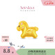 周大福SOINLOVE寶藏女孩巡夢(mèng)小馬黃金轉(zhuǎn)運(yùn)珠配紅繩 VR1723禮物