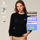 哈吉斯（HAZZYS）女裝 春秋款女毛衣【PHIZ系列】時尚羊毛衫女ABYSD0BCX01 黑色BK L (165/88A 40)