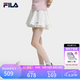 FILA 斐樂官方女士梭織裙2026夏季新款寬松防曬半身裙蓬蓬裙短裙 云菇白-WT M 165/66A/M