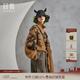 日著（rizhuo）原創設計女裝2024冬季新款慵懶高領流蘇針織賤仔羊駝馬海毛衣 氣球咖 M