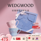 Wedgwood【七夕禮物】歡愉假日藍+粉玫瑰花禮盒馬克對杯咖啡杯情侶水杯 歡愉假日藍+粉馬克對杯玫瑰禮盒