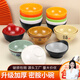 菲藝雅密胺仿瓷小碗商用快餐碗加厚塑料彩色米飯碗小碗菜專(zhuān)用餐具裝湯碗 普通款圓碗  白色4.5英寸