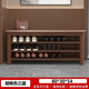 全實(shí)木鞋柜門(mén)口可坐一體換鞋凳輕奢長(cháng)條鞋架家用入戶(hù)式穿鞋凳進(jìn)門(mén) 胡桃色三層【80長(cháng)】精選全實(shí)木
