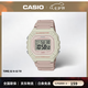 卡西歐（CASIO）數顯電子表 復古小方塊手表 戶外運動初高中生校園腕表 七夕禮物 W-218HC-4A2VDF