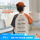 左西男童短袖t恤兒童2026新款夏季棉感半袖男孩大童打底上衣 白色 150