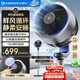 艾美特（AIRMATE）“天鵝Ultra”空氣循環扇電風扇語音直流變頻家用一級能效臥室安靜輕音節能落地扇臺式電扇