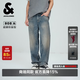 杰克·瓊斯（JACK&JONES）【純棉】男裝牛仔褲夏季超廓彎刀褲子時尚百搭舒適226232048 E41中牛仔藍 常規 28 165 W28/L30