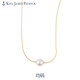 KIEL JAMES PATRICK美國進(jìn)口 KJP歐美時(shí)尚輕奢12mm玻璃珍珠女士項鏈女配飾七夕禮物 Simply Pearlfect