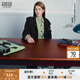 Teenie Weenie【趙露思同款】小熊女裝冬款綿羊毛針織開衫毛衣外套 薄荷色 M