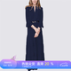 MeetMetro瑪依爾法式仙女連衣裙女2026春新款高端氣質純欲風裙子禮服長裙 藏藍 L