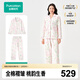 全棉時代26年新品家居服【A類100%棉】空氣褶皺紗睡衣套裝