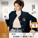 Teenie Weenie【趙露思同款】小熊秋季天絲綿羊毛高領(lǐng)白色打底T恤 象牙白 L (170)