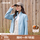 LAFUMA樂飛葉抓絨衣女士 秋冬輕便環保保暖開衫立領外套LFJA5CR60 花萼藍CB XL (42)175/92A