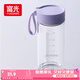富光玻璃杯高硼硅玻璃水杯子女生便攜牛奶咖啡刻度高顏值茶杯480ml