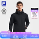 FILA 斐樂官方男裝針織連帽外套2026秋季新款運(yùn)動(dòng)簡(jiǎn)約基礎(chǔ)上衣 深黑-BK XL 180/100A/XL