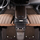 NIUDE適用奔馳腳墊E300L全包圍E260真牛皮EQESUV進(jìn)口汽車(chē)S450新GLE350 雙層法拉皮（咖啡色） E級