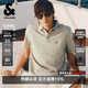 杰克·瓊斯（JACK&JONES）26年新款polo衫男士夏季撞色翻領商務休閑刺繡logo短袖T恤男裝 倫敦霧C02 M 175