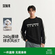 森馬260g重磅純棉丨哈利波特聯名長袖t恤男秋季新款潮流撞色織帶上衣