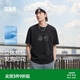 森馬（Semir）短袖T恤男裝熊貓國風印花刺繡夏季涼感t寬松上衣109325100113