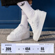 adidas NIZZA PLATFORM厚底增高運動帆布鞋女阿迪達斯三葉草 白   36.5