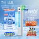 長虹空調(diào)大2匹京東嚴(yán)選熊貓懶超一級省電外機雙排純銅管客廳柜機國家補貼KFR-51LW/JDC1+R1十年包修