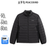 太平鳥男裝羽絨服冬季輕薄立領羽絨 B2ACE440F 黑色 M